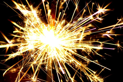 Bright light on dark background symbolizing how bright you are in dark places.